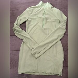 Fashion Nova Mint Green Ribbed Top